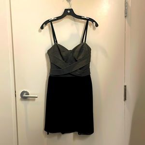 Corset front, open back dress. Flirty, fun and sexy dress.